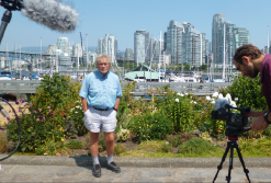 Josef Skála před kamerou - Vancouver 