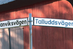 Značení ulic Oxelösundu - Švédsko